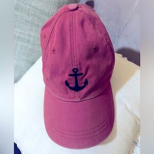 J. Crew nantucket red anchor baseball cap never worn